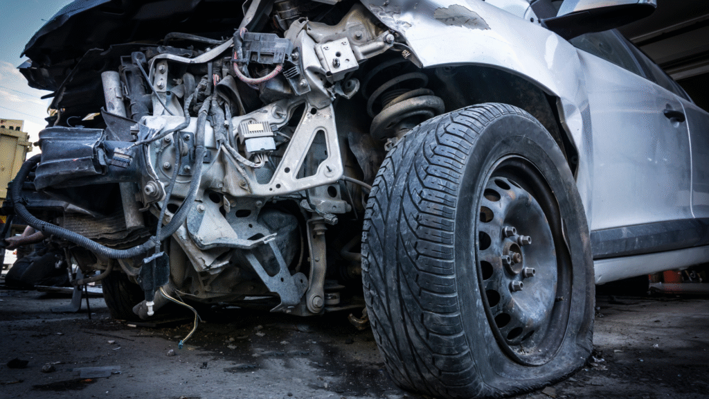 Three People Extracted in Serious Multi-Vehicle Moore Car Crash