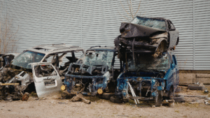 Three People Extracted in Serious Multi-Vehicle Moore Car Crash